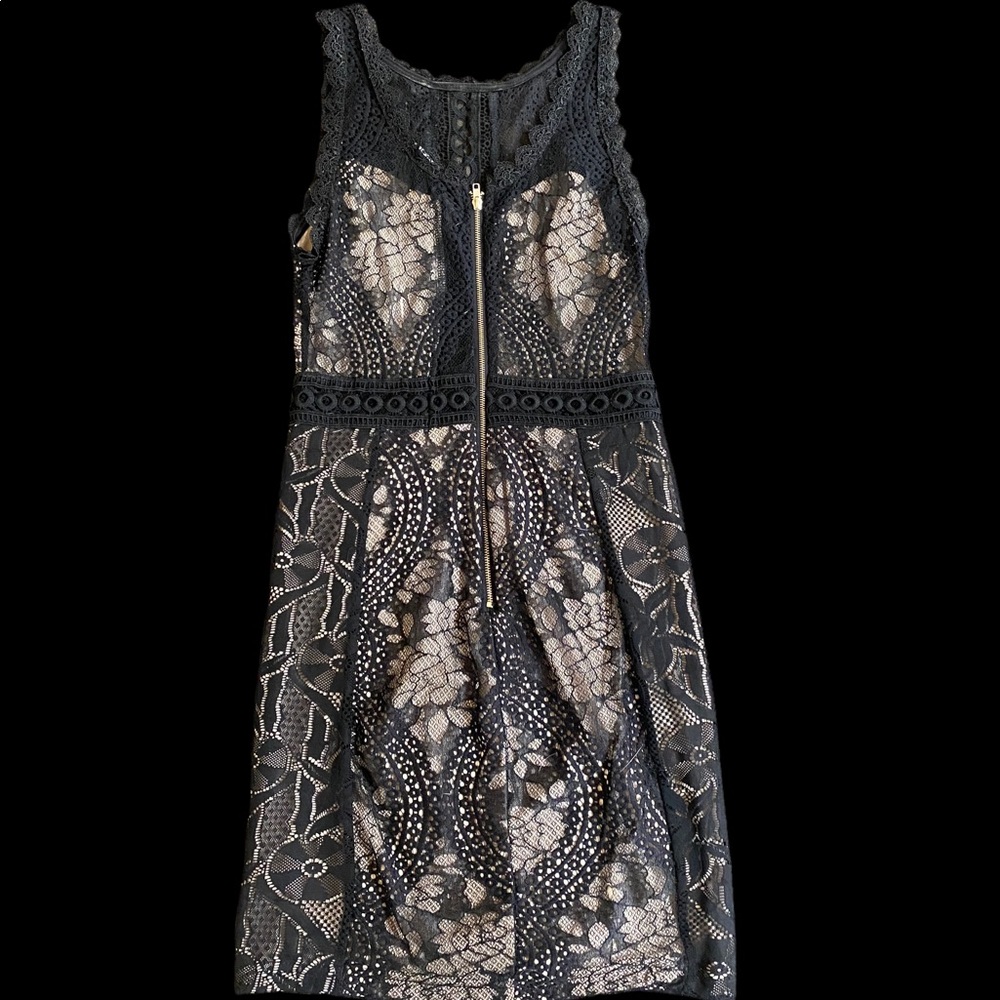 Small black lace dress